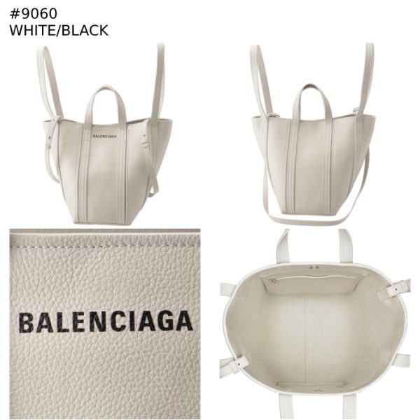 67279115yun 11 Balenciaga Everyday 20 Leather Shoulder Tote Bag White