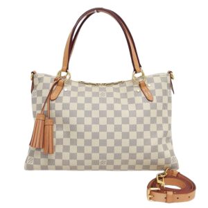 67614 1 Louis Vuitton Damier Verona PM Ebene Handbag Brown