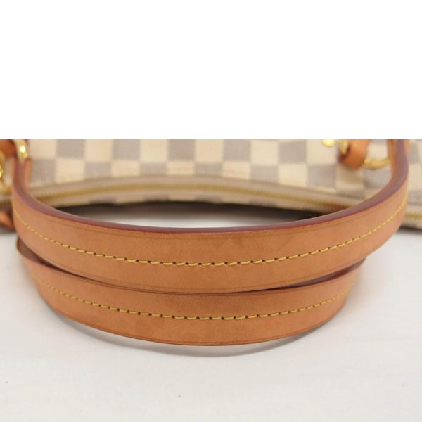 67614 10 Louis Vuitton Rimington Damier Azur White