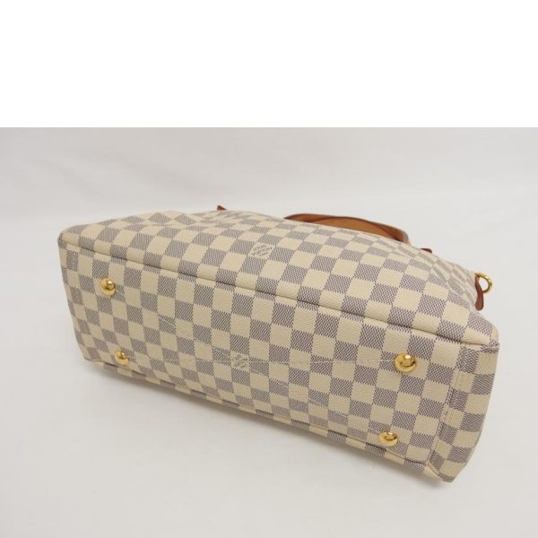 67614 3 Louis Vuitton Rimington Damier Azur White