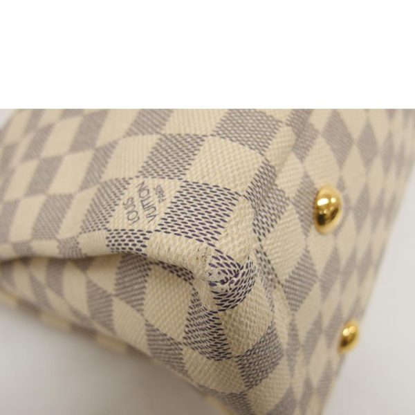 67614 8 Louis Vuitton Rimington Damier Azur White