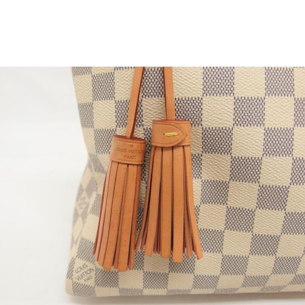 67614 9 Louis Vuitton Rimington Damier Azur White