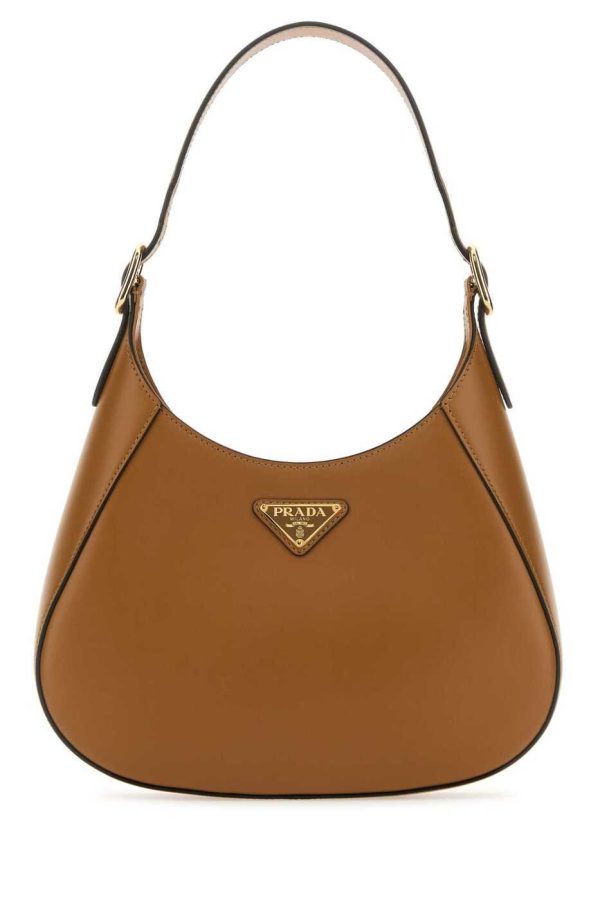 67aa93acd9e672b ia 1 Prada Caramel Leather Shoulder Tote Bag Brown