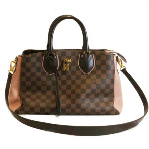 69452 1 Louis Vuitton Alma BB Shoulder Bag PVC Coated Canvas Monogram Tote Bag Brown