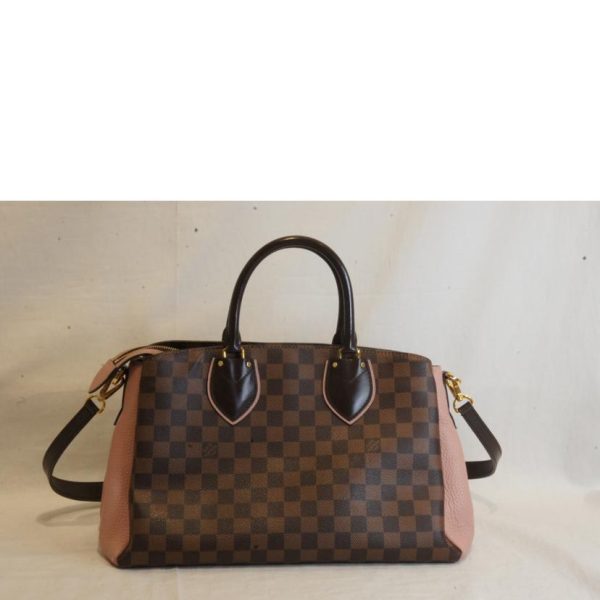 69452 2 Louis Vuitton Normandie Damier Handbag Brown