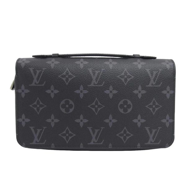 69902 1 Louis Vuitton Round Zip Wallet Zippy XL Monogram Eclipse