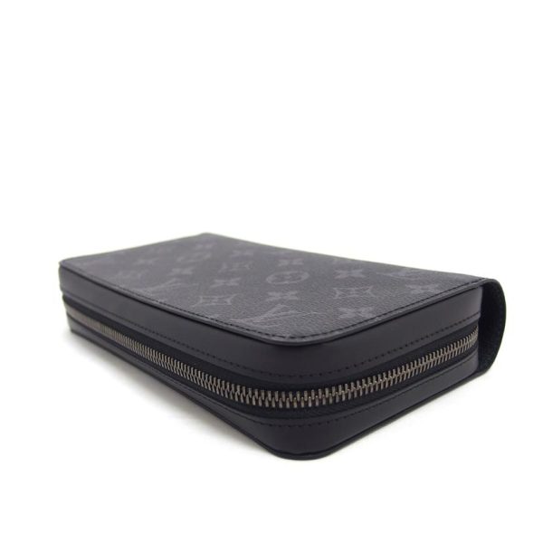 69902 3 Louis Vuitton Round Zip Wallet Zippy XL Monogram Eclipse