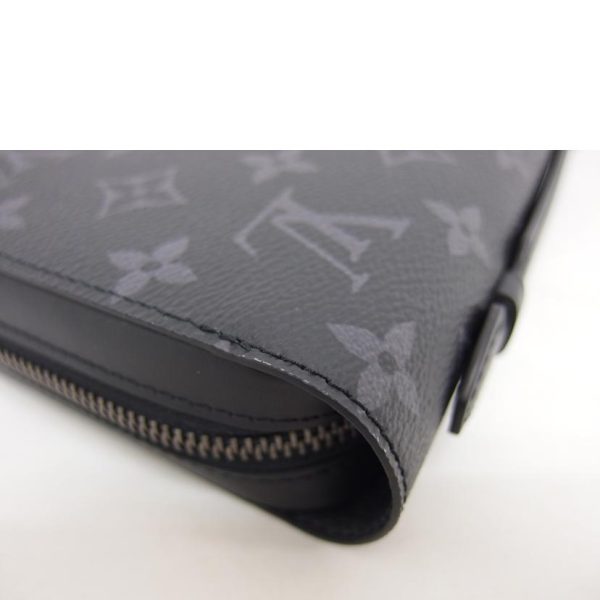 69902 9 Louis Vuitton Round Zip Wallet Zippy XL Monogram Eclipse