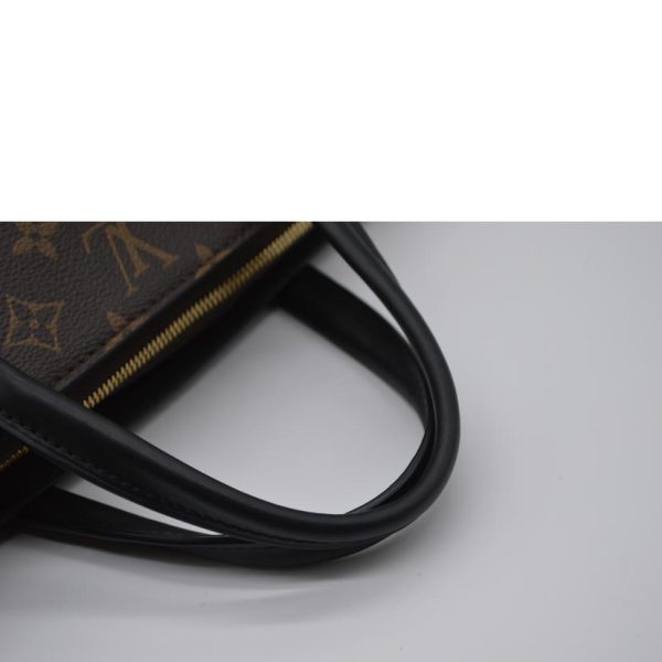 69926 4 Louis Vuitton Monogram MM Flower Zipped Tote Bag Noir