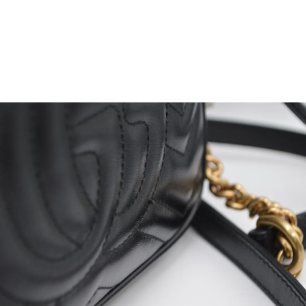 69933 7 Gucci GG Marmont Quilted Mini Leather Shoulder