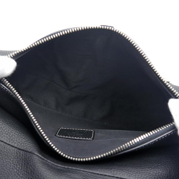 6h0580 10 Christian Dior Saddle Shoulder Bag Black