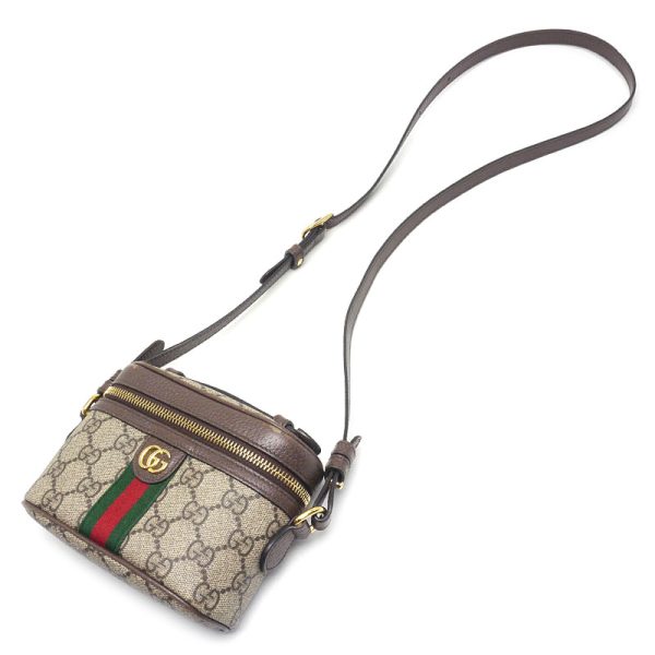 6h0652 2 Gucci Ophidia GG Top Handle Bag Shoulder Brown