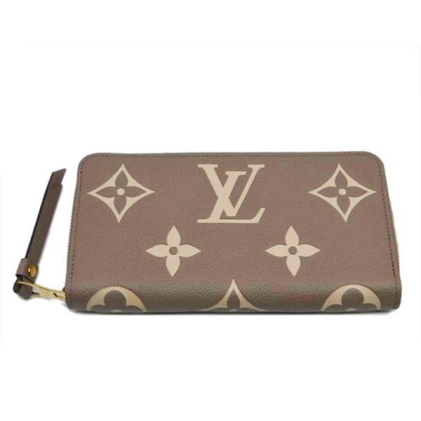 70144 1 Louis Vuitton Zippy Wallet Empreinte Creme