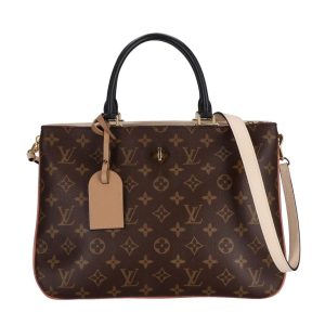 70229 1 Louis Vuitton Bedford Monogram Vernis Handbag Noisette Yellow