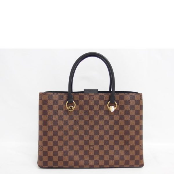 70281 2 Louis Vuitton River Side Damier Ebene 2 Way Shoulder Bag Brown