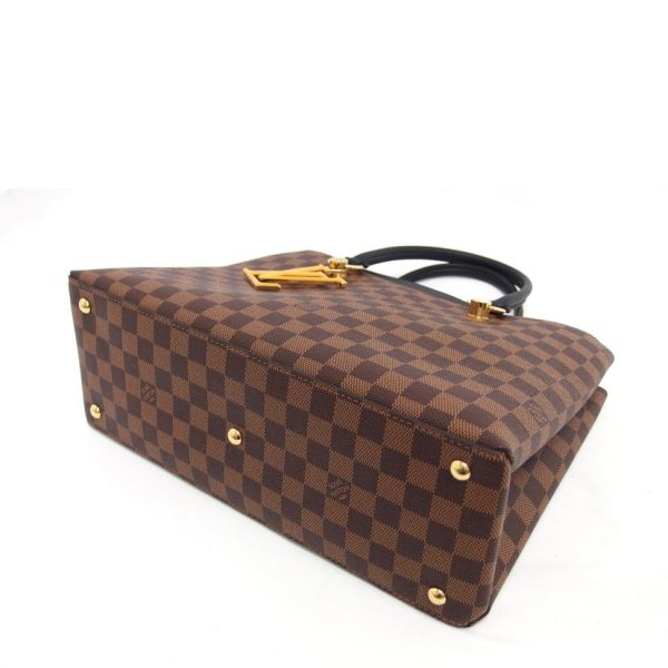 70281 3 Louis Vuitton River Side Damier Ebene 2 Way Shoulder Bag Brown