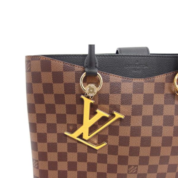 70281 9 Louis Vuitton River Side Damier Ebene 2 Way Shoulder Bag Brown