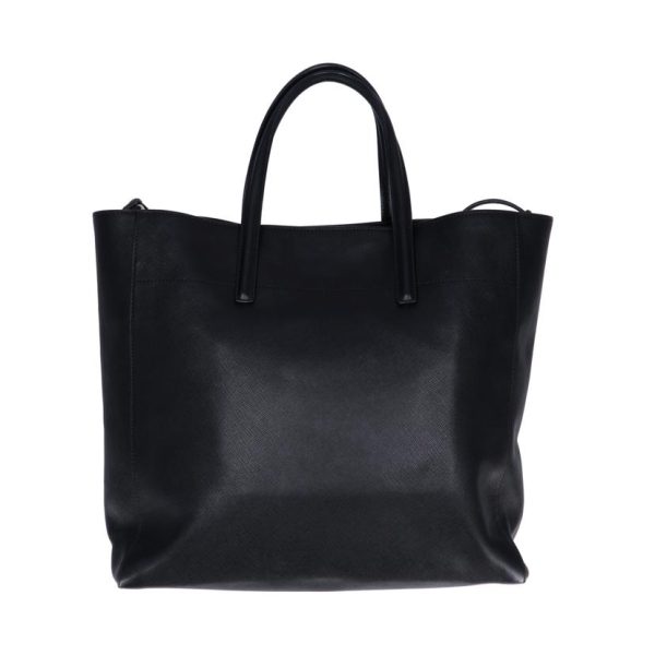 71260 2 Prada Saffiano Handbag Black