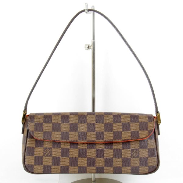 7155221011156a 1 Louis Vuitton Recoleta Damier Shoulder Bag Ebene