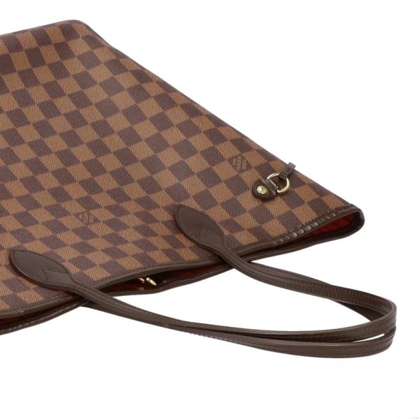 71847 4 Louis Vuitton Neverfull MM Damier Ebene Handbag Brown