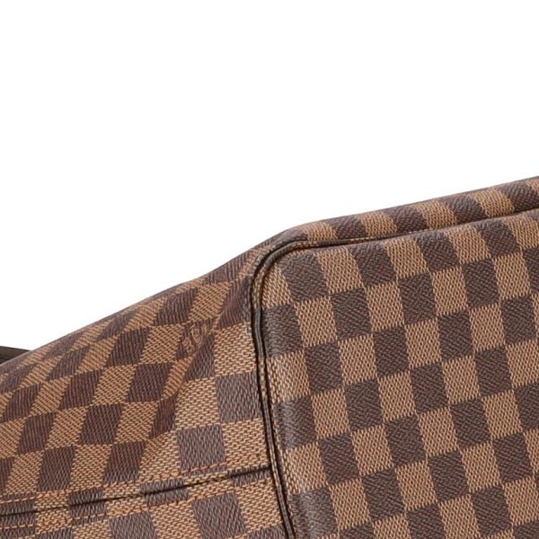 71847 6 Louis Vuitton Neverfull MM Damier Ebene Handbag Brown