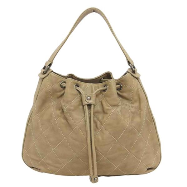 71963 1 Chanel Wild Stitch Beige Shoulder