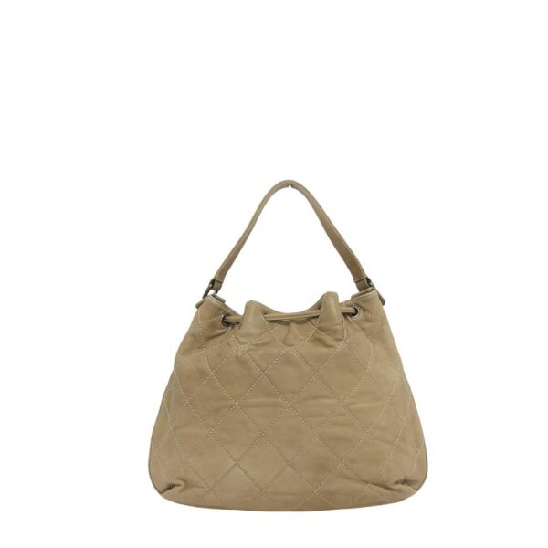 71963 2 Chanel Wild Stitch Beige Shoulder