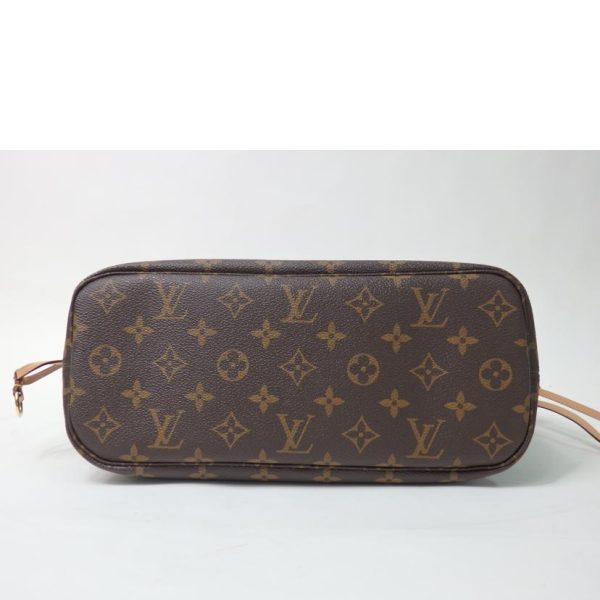 71980 4 Louis Vuitton Neverfull PM Monogram Handbag Brown