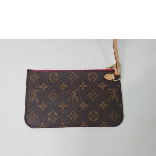 71980 6 Louis Vuitton Neverfull PM Monogram Handbag Brown