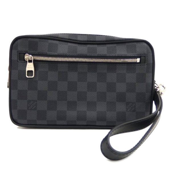 72051 1 Louis Vuitton Pochette Casai Damier Graphite Bag Black