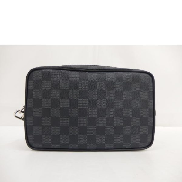 72051 2 Louis Vuitton Pochette Casai Damier Graphite Bag Black