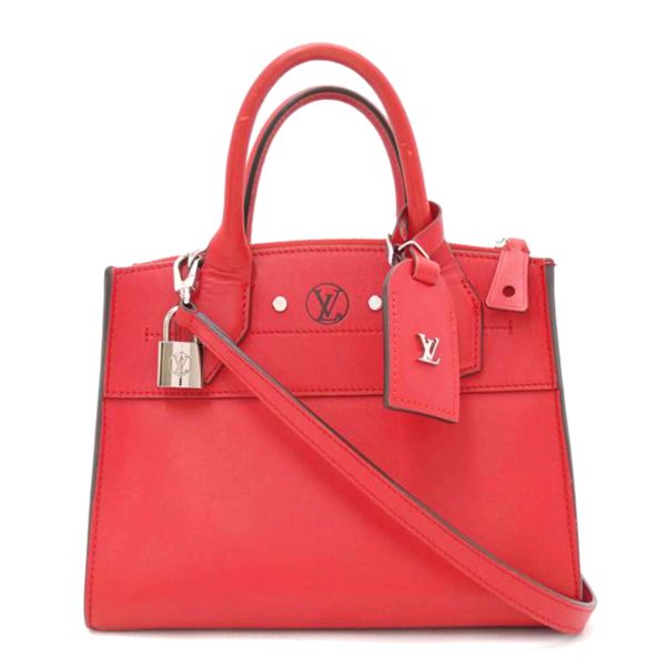 72134 1 Louis Vuitton City Steamer Mini Bag Red