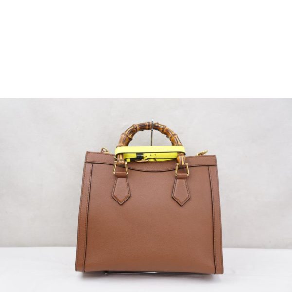 72315 2 Gucci Diana Small Tote Bag Brown