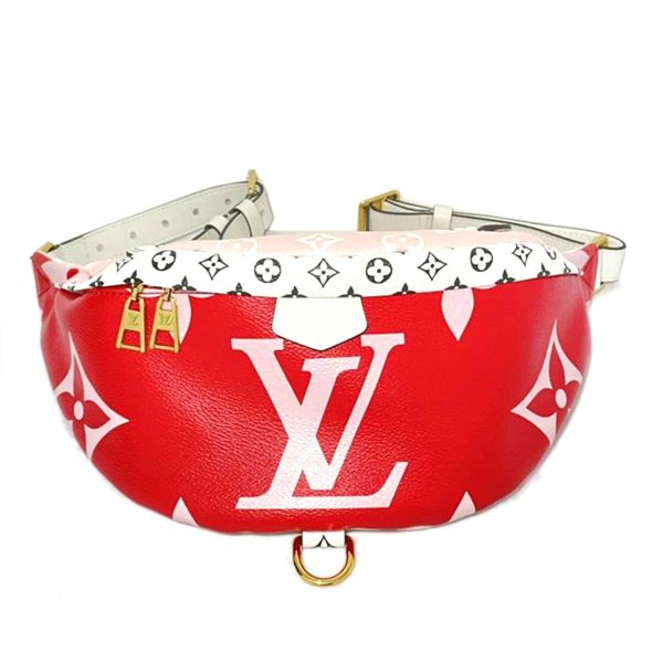 72585 1 Louis Vuitton Bum Body Bag Red Pink