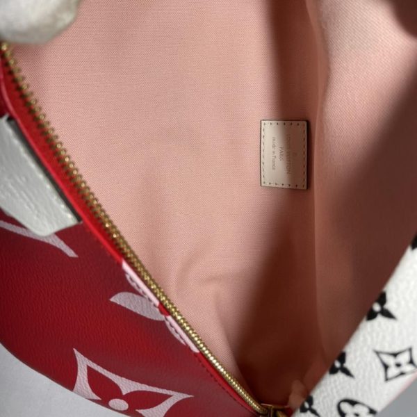 72585 6 Louis Vuitton Bum Body Bag Red Pink