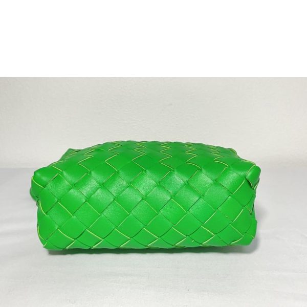 72592 4 Bottega Veneta Intrecciato Shoulder Bag Green