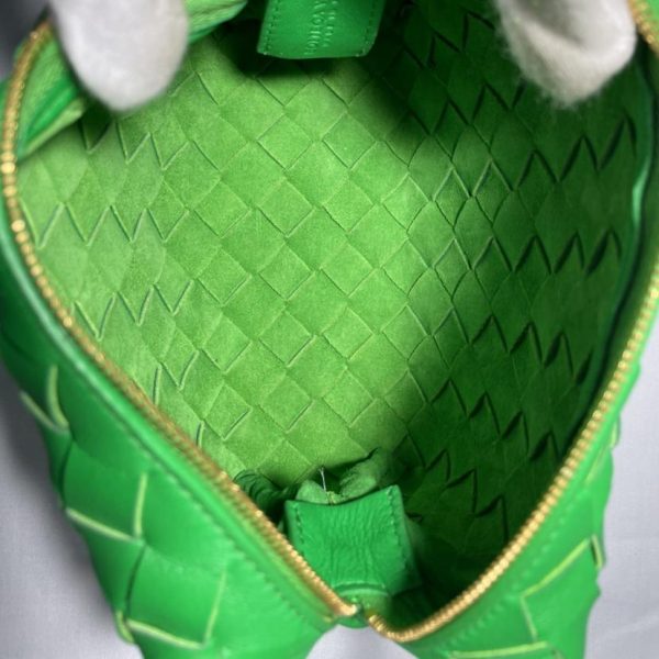 72592 5 Bottega Veneta Intrecciato Shoulder Bag Green