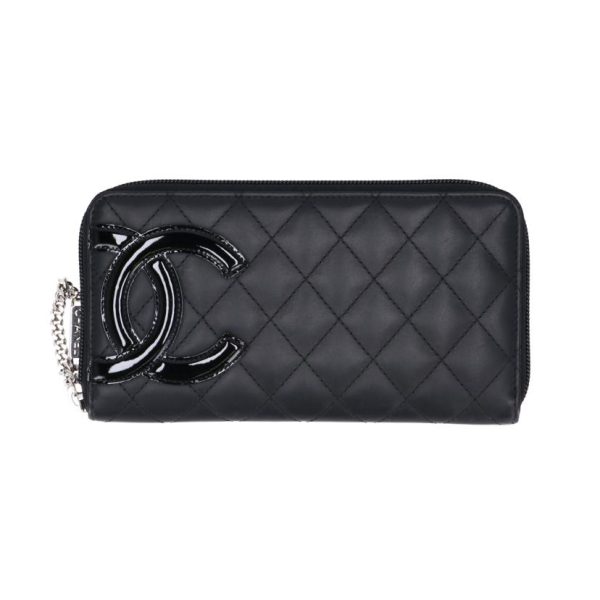 73158 1 Chanel Cambon Line Leather Wallet