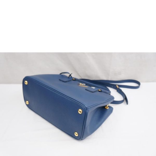 73973 5 Prada Saffiano 2WAY Hand Bag Blue