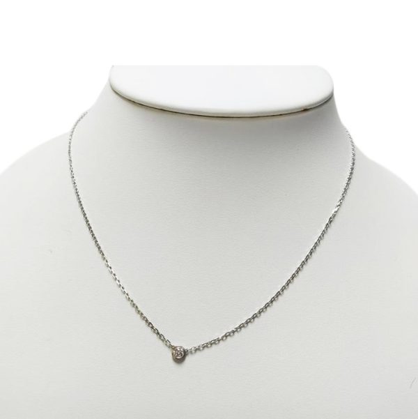 74371 1 Cartier Damour Diamond Necklace White