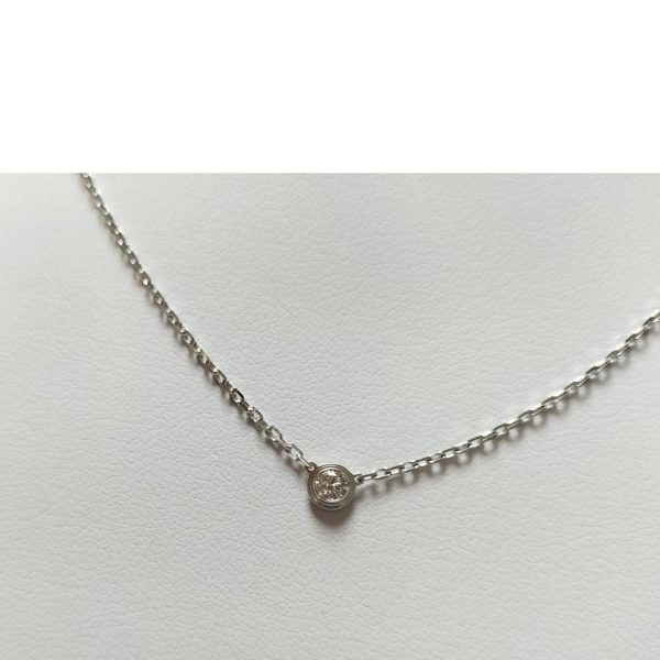 74371 2 Cartier Damour Diamond Necklace White