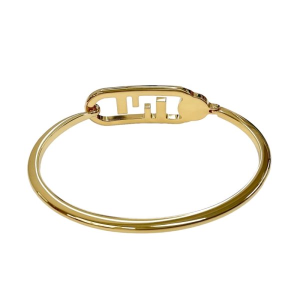 7450 2 Fendi Orlock Pearl Bangle Gold