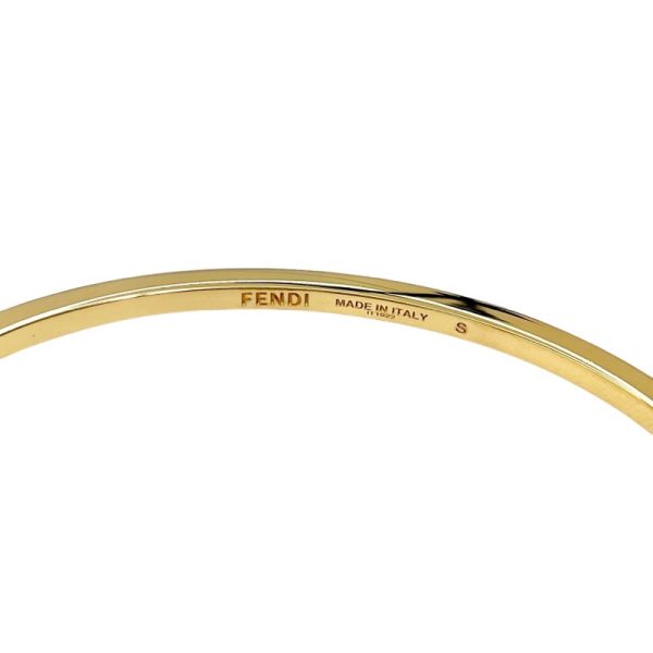 7450 3 Fendi Orlock Pearl Bangle Gold