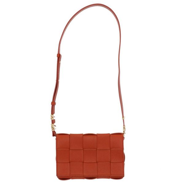 74607 1 Bottega Veneta Cassette Shoulder Bag Maple