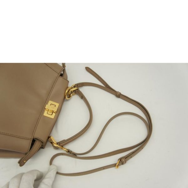 74676 4 Mini Peekaboo 2Way Shoulder Bag Creme