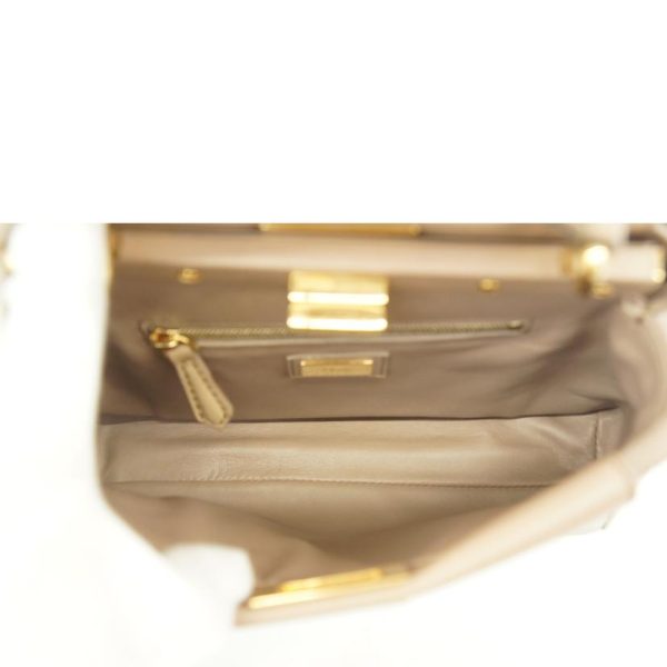 74676 5 Mini Peekaboo 2Way Shoulder Bag Creme