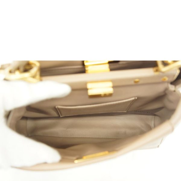 74676 6 Mini Peekaboo 2Way Shoulder Bag Creme