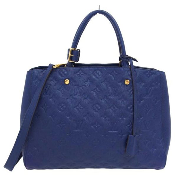 74919 1 Louis Vuitton Montaigne GM Monogram Handbag Blue