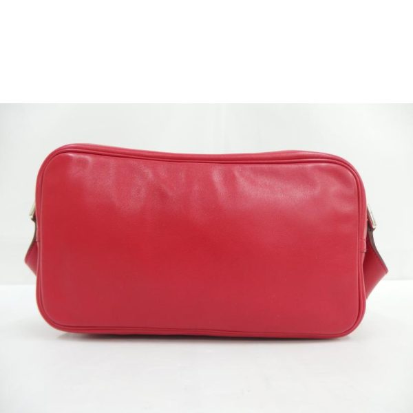 75069 2 Hermes Van Quatre PM Leather Shoulder Bag Red