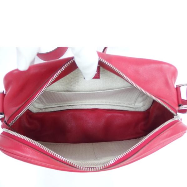 75069 3 Hermes Van Quatre PM Leather Shoulder Bag Red